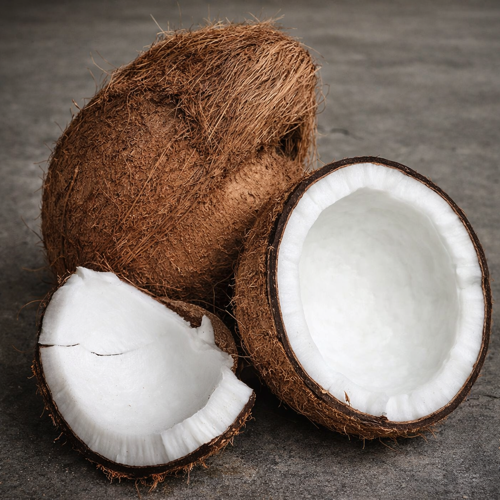 Semi-Husked Coconut